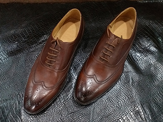 BOMOER铂缦上海定制皮鞋款式-布洛克牛津皮鞋