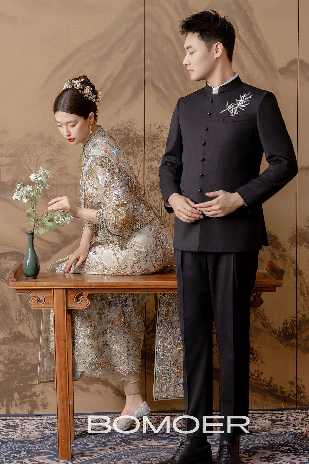 BOMOER铂缦上海婚礼新郎西服定制款式介绍